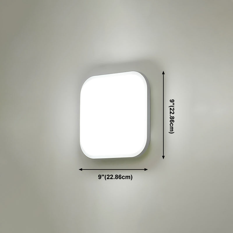 Moderner Stil weiße Wandlicht geometrische Form LED Wandleuchten für Wohnzimmer