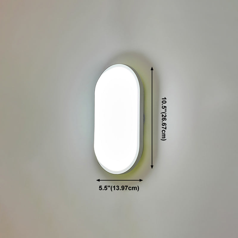 Moderner Stil weiße Wandlicht geometrische Form LED Wandleuchten für Wohnzimmer