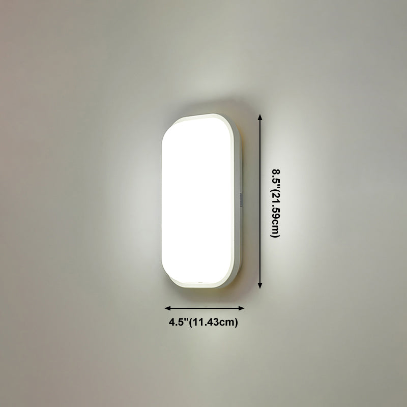 Moderner Stil weiße Wandlicht geometrische Form LED Wandleuchten für Wohnzimmer