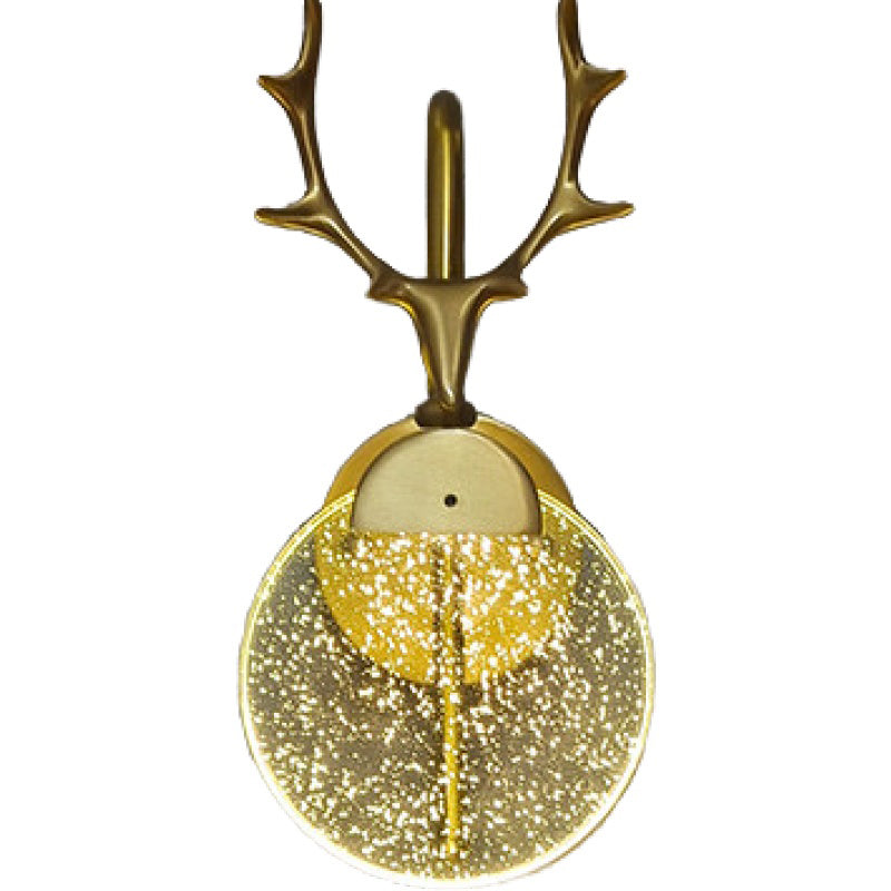 Murale moderne Mur léger de la forme de fourchette LED Appiculture murale en or pour le salon