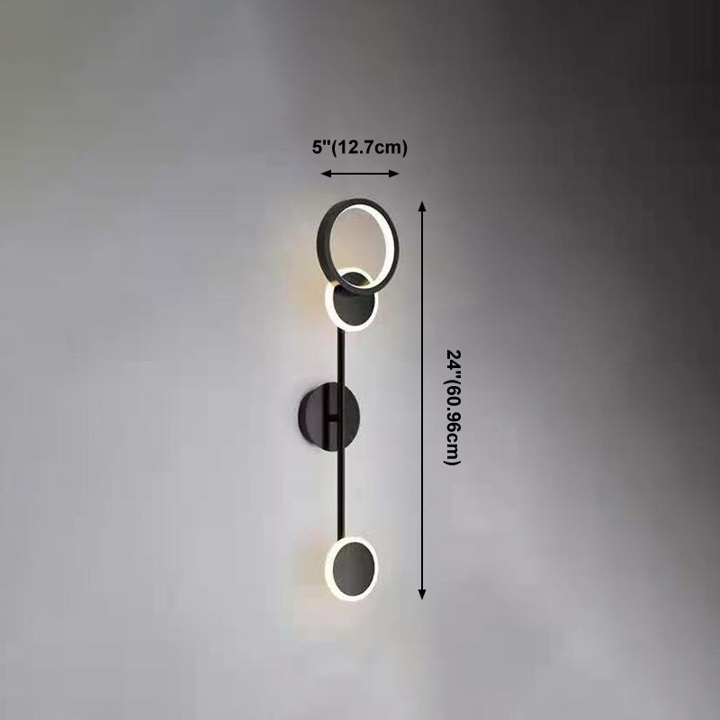 Nordischer Metall Wandleuchte geometrische LED -Wandleuchte für Wohnzimmer