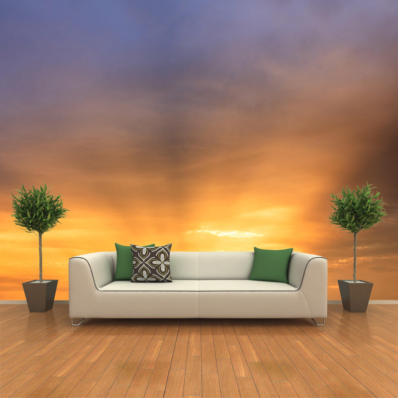 Clouds Mural Mildew Resistant Contemporary Sitting Room Wall Mural