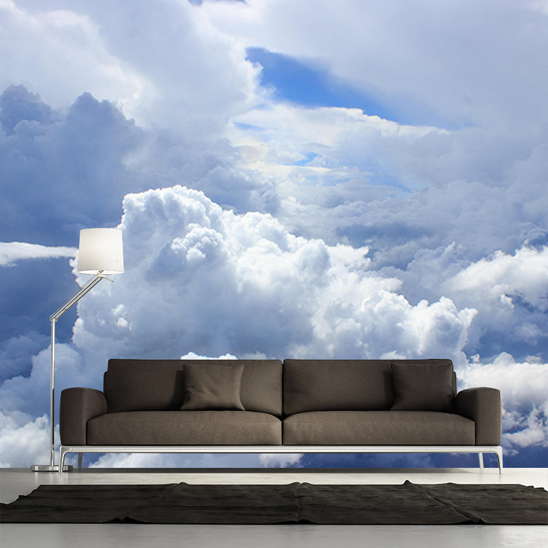 Environment Friendly Sky Mural Contemporary Photography Sitting Room Wall Mural