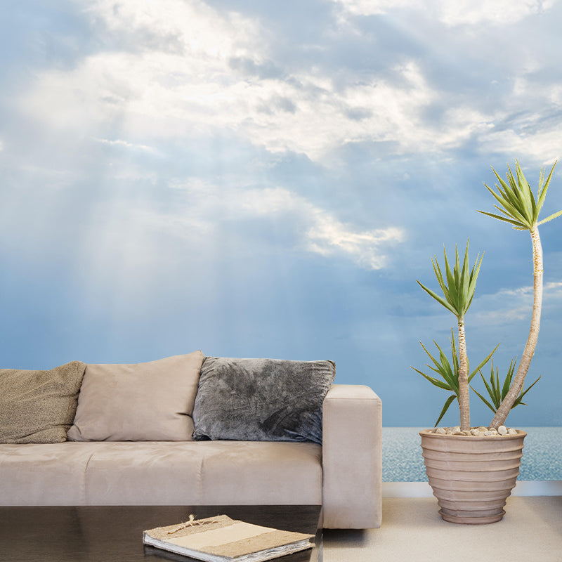 Environment Friendly Sky Mural Contemporary Photography Sitting Room Wall Mural