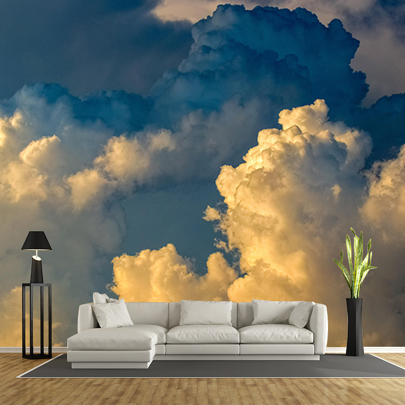 Living Room Contemporary Mildew Resistant Sky Mural Photography Wall Mural