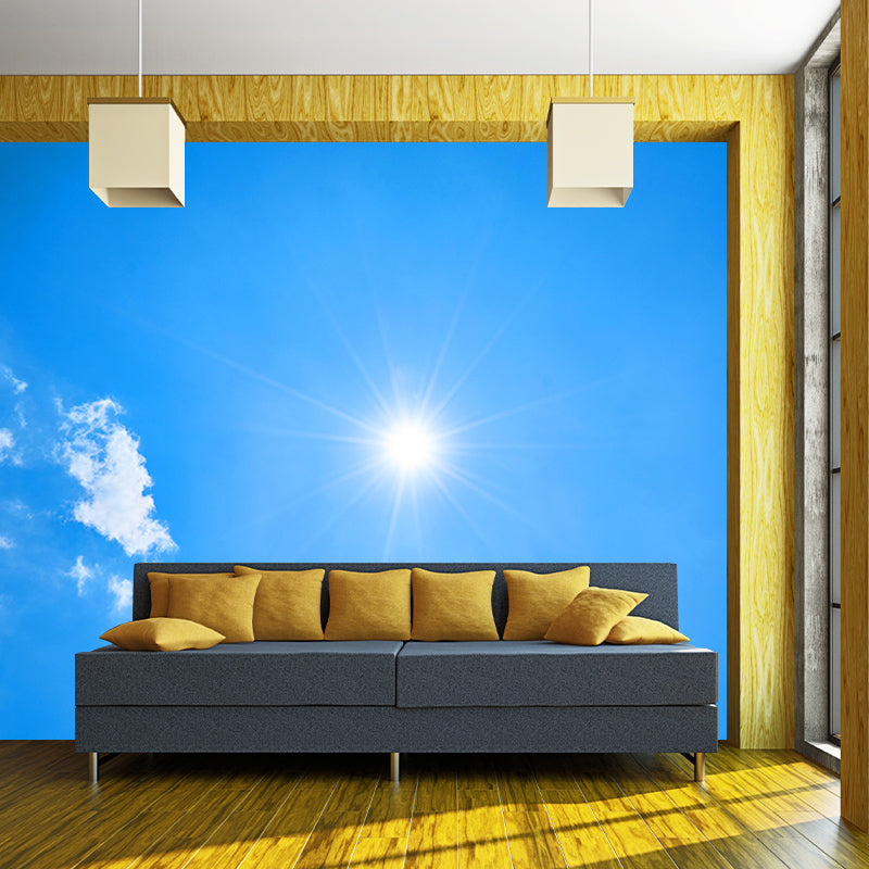 Living Room Contemporary Mildew Resistant Sky Mural Photography Wall Mural