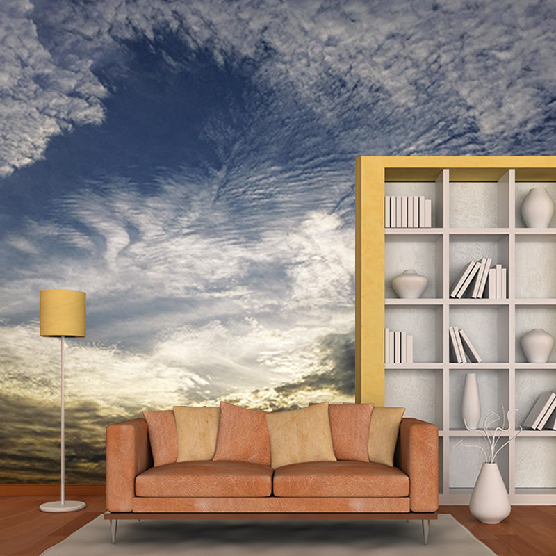 Living Room Contemporary Mildew Resistant Sky Mural Photography Wall Mural