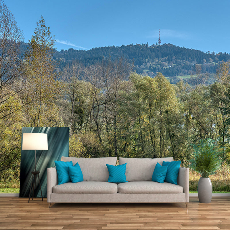 Forest Mural Customized Contemporary Photography Bedroom Wall Mural