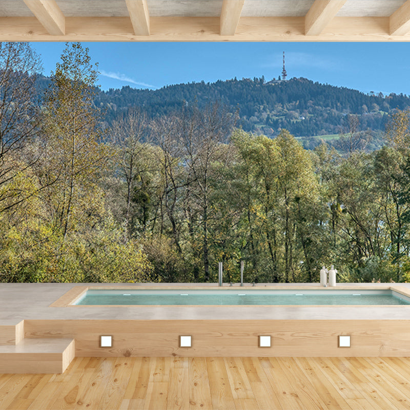 Forest Mural Customized Contemporary Photography Bedroom Wall Mural