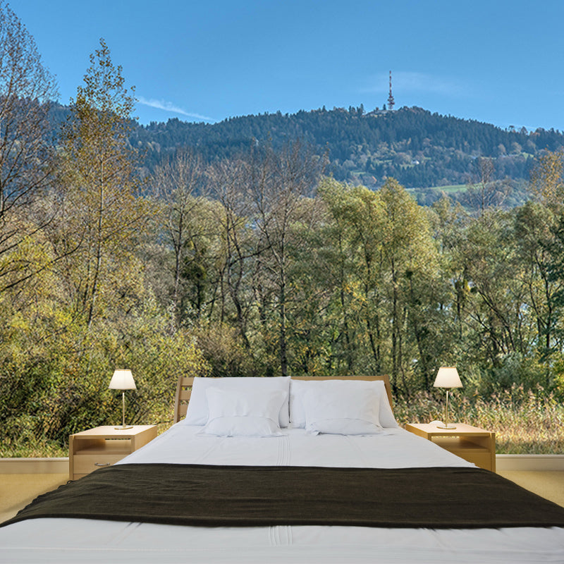 Forest Mural Customized Contemporary Photography Bedroom Wall Mural