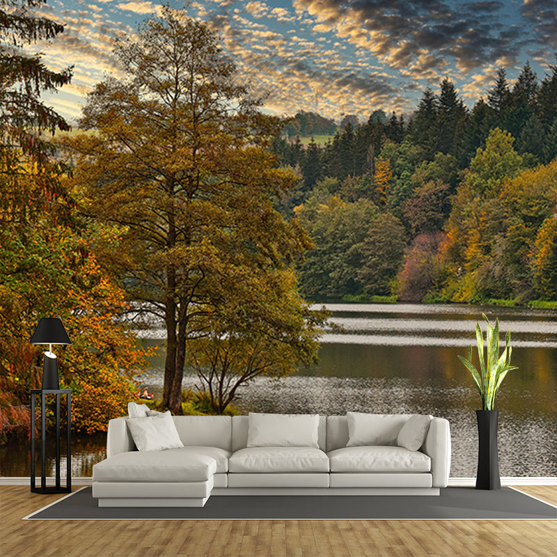 Contemporary Photography Eco-friendly Forest Mural Living Room Wall Mural