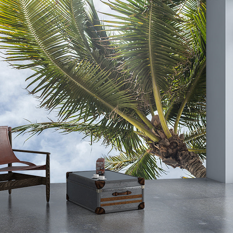 Tree Mural Tropical Mildew Resistant Palm Photography Sitting Room Wall Mural