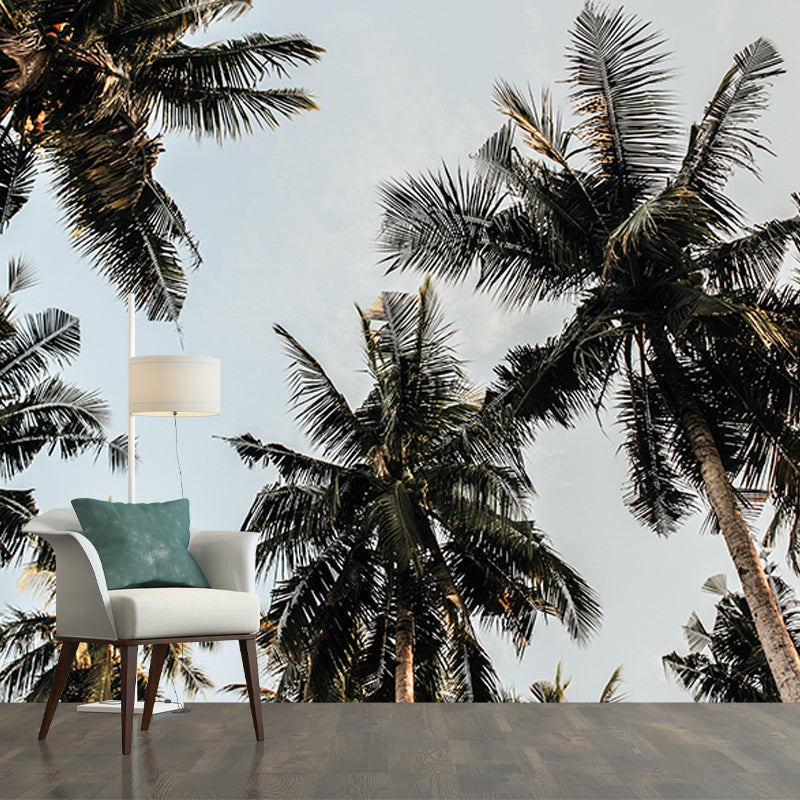 Tree Mural Tropical Mildew Resistant Palm Photography Sitting Room Wall Mural