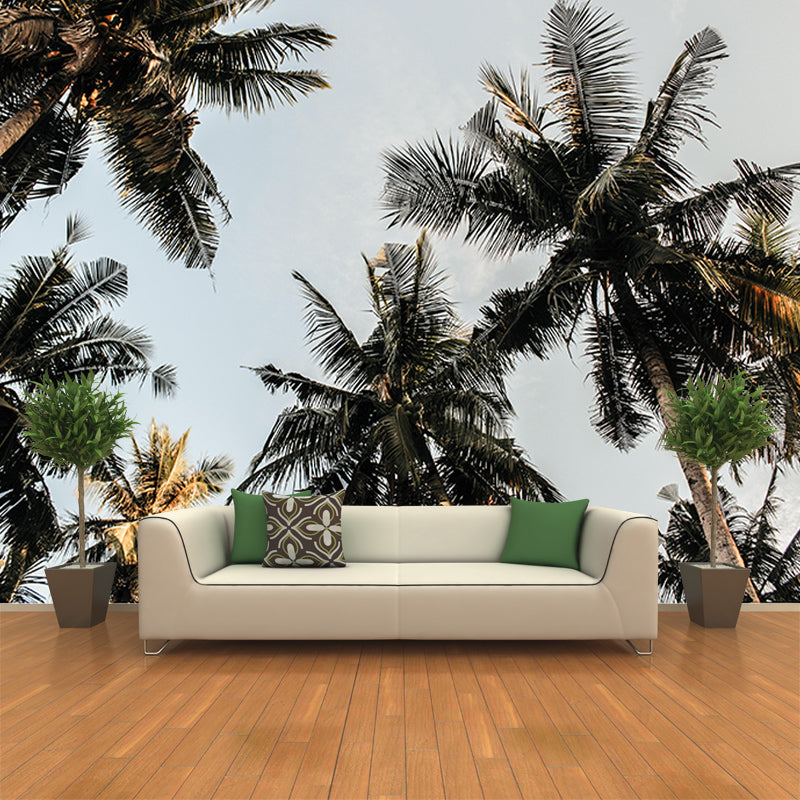 Tree Mural Tropical Mildew Resistant Palm Photography Sitting Room Wall Mural