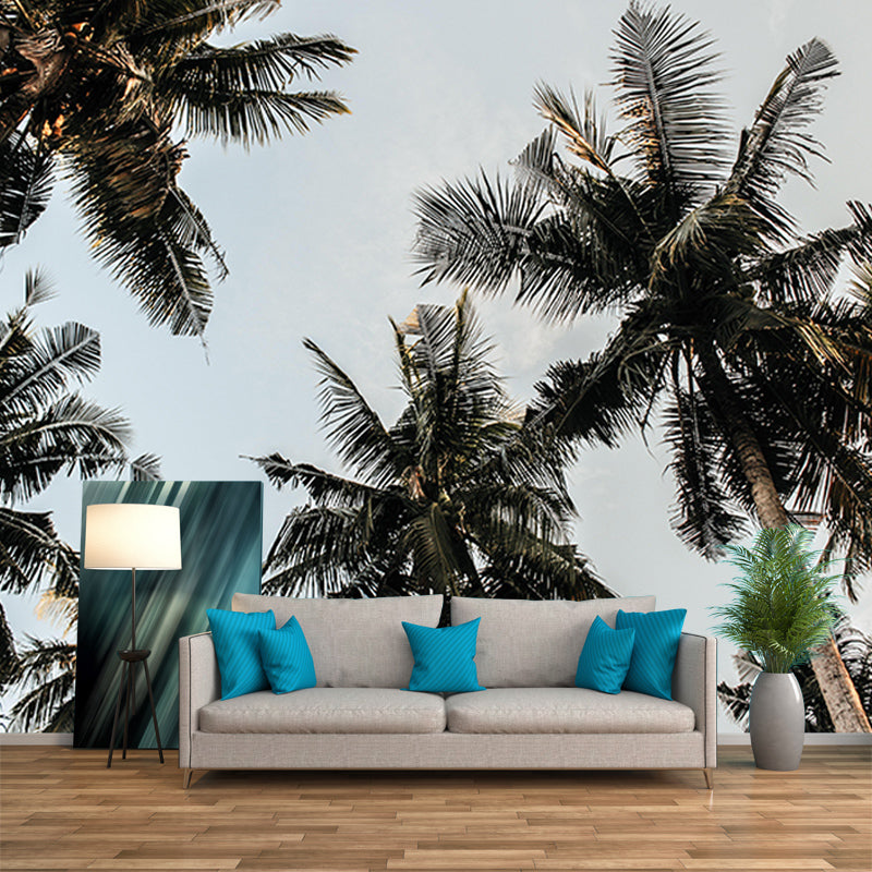 Tree Mural Tropical Mildew Resistant Palm Photography Sitting Room Wall Mural