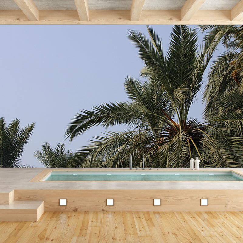 Tree Mural Tropical Mildew Resistant Palm Photography Sitting Room Wall Mural