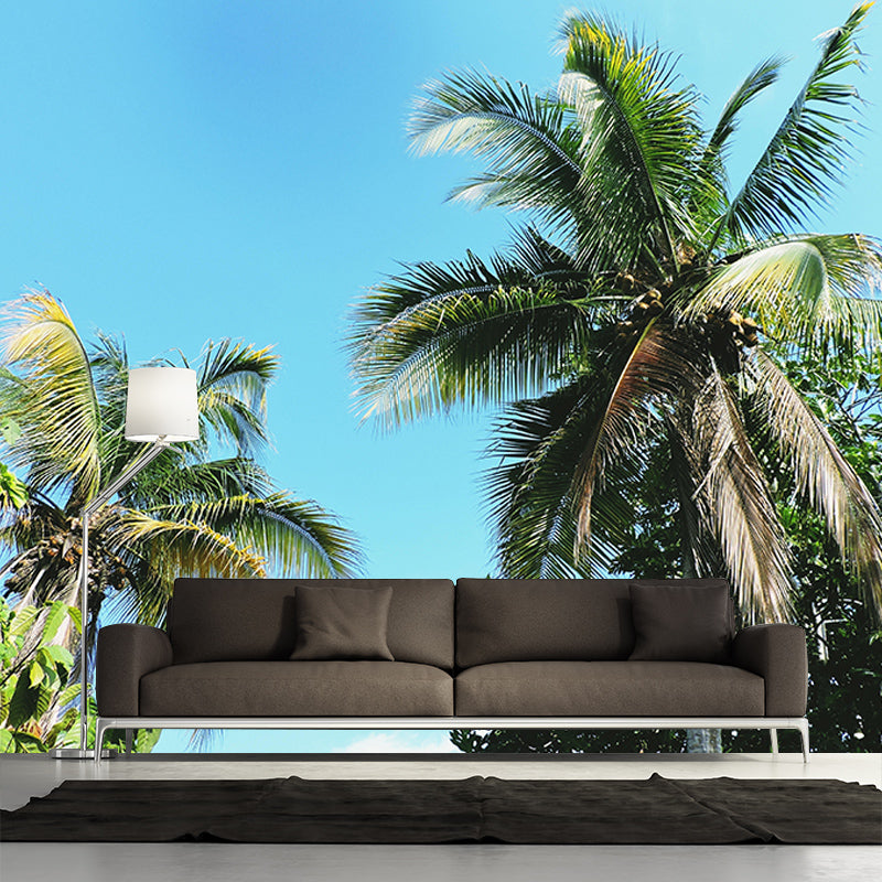 Waterproof Palm Tree Mural Tropical Photography Dining Room Wall Mural