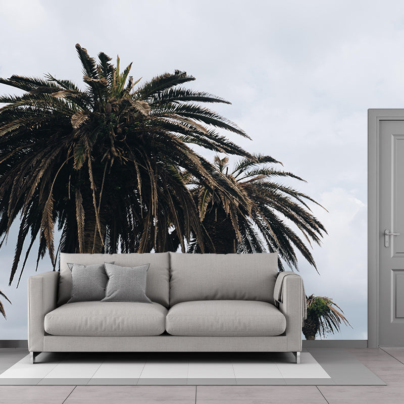 Waterproof Palm Tree Mural Tropical Photography Dining Room Wall Mural