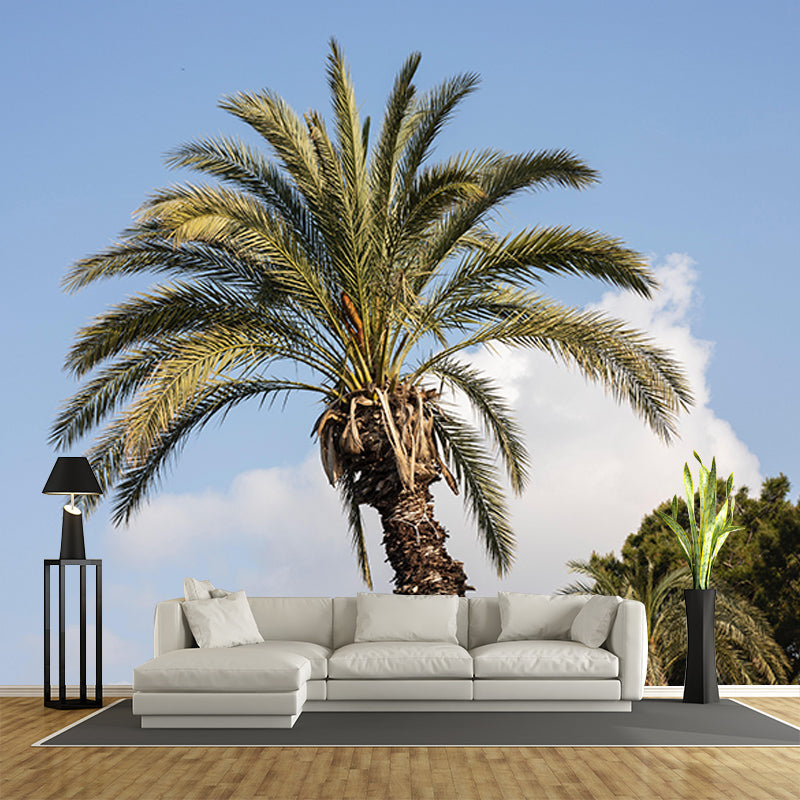 Palm Tree Mildew Resistant Mural Tropical Photography Room Wall Mural