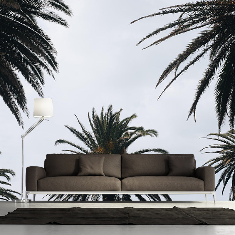Palm Tree Mildew Resistant Mural Tropical Photography Room Wall Mural