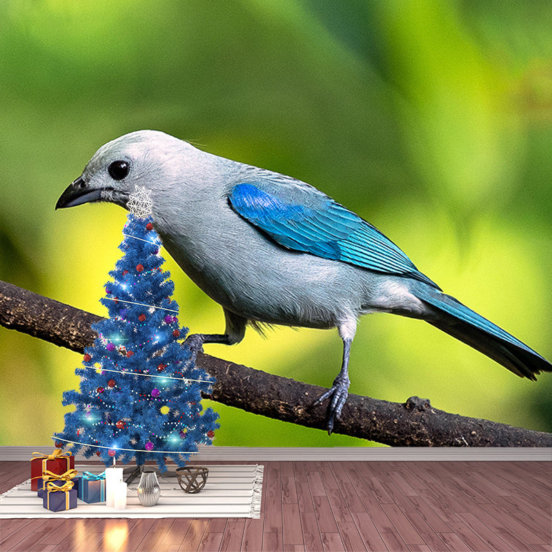 Bird Mildew Resistant Wild Animal Mural Contemporary Photography Bedroom Wall Mural