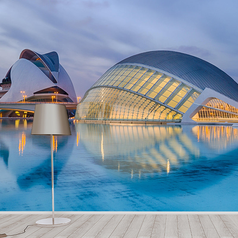 Photography Architecture Mural Eco-friendly Wallpaper for Meeting Room