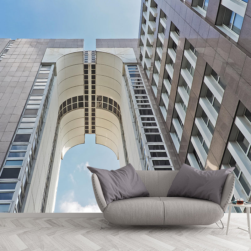 Wall Mural Horizontal Photography Architecture Mural Eco-friendly Wallpaper for Bedroom