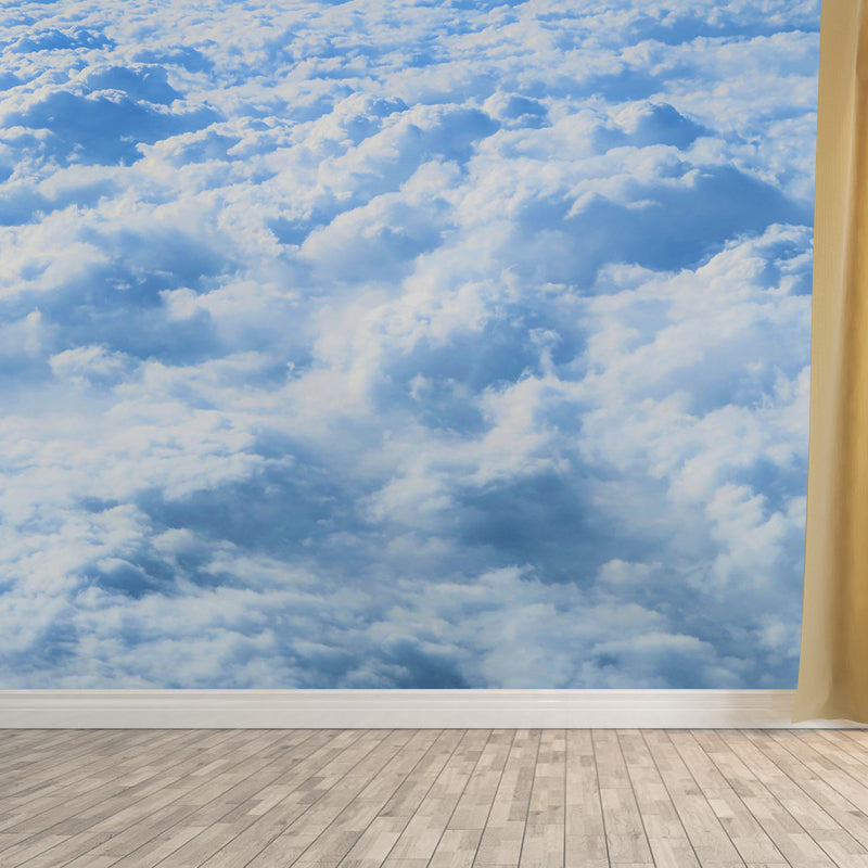 Sky Cloud Horizontal Photography Landscapes Mural Eco-friendly Wallpaper for Home Decor
