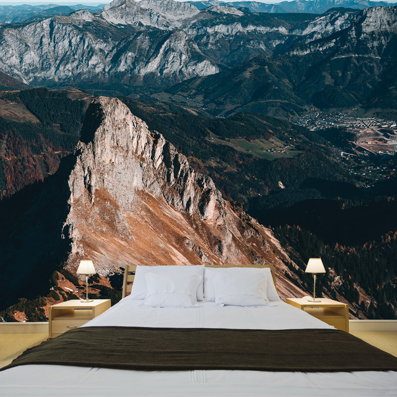 Mountain Forest Landscapes Customized Mural Eco-friendly Wallpaper for Home