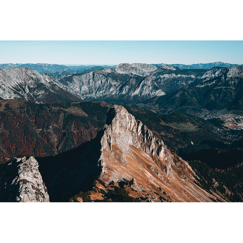 Mountain Forest Landscapes Customized Mural Eco-friendly Wallpaper for Home