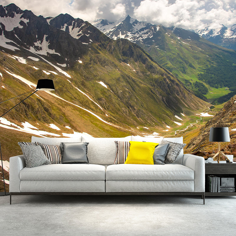 Forest Mountain Photography Landscapes Mural Eco-friendly Wallpaper for Wall Decor