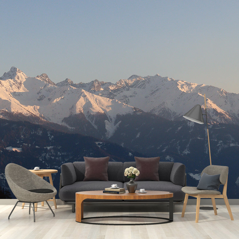 Forest Mountain Photography Landscapes Mural Eco-friendly Wallpaper for Wall Decor