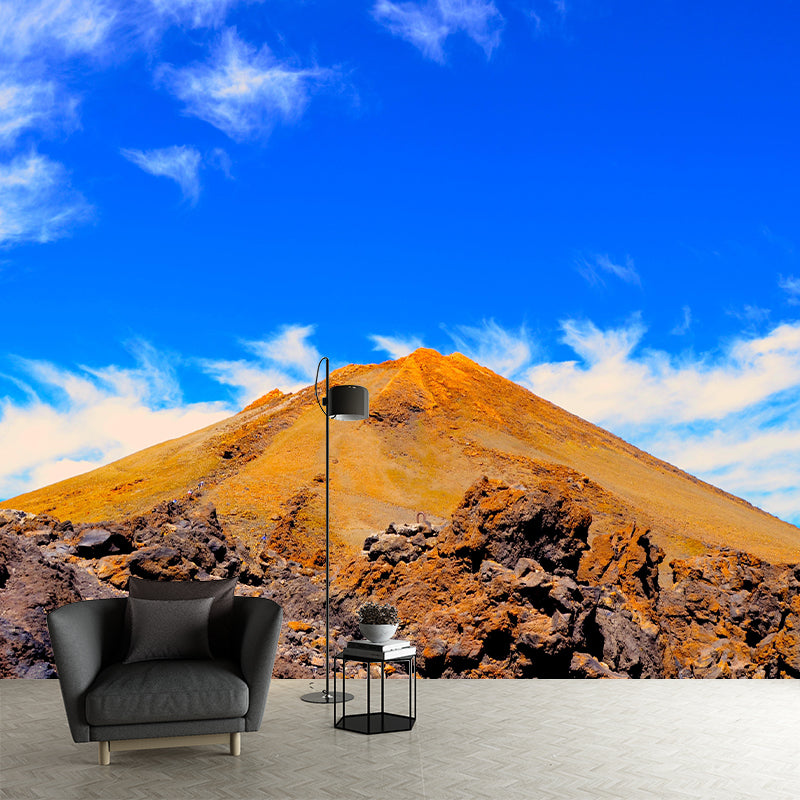 Cloud Wallpaper Horizontal Photography Mountain Landscapes Eco-friendly Mural for Bedroom