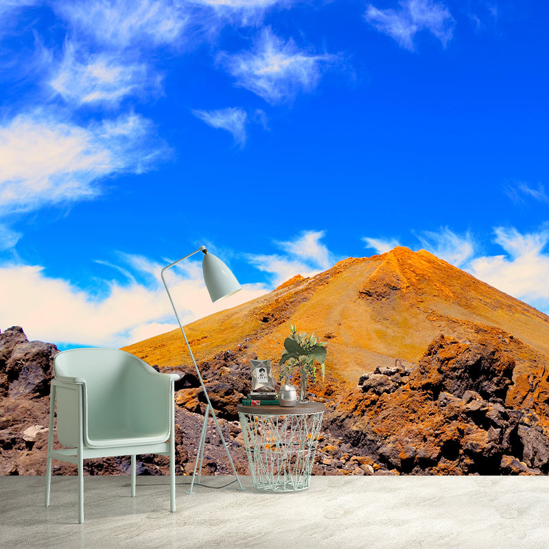 Cloud Wallpaper Horizontal Photography Mountain Landscapes Eco-friendly Mural for Bedroom