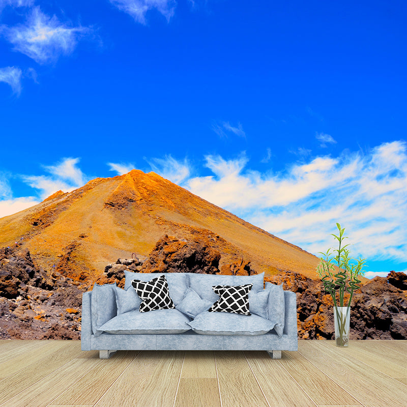 Cloud Wallpaper Horizontal Photography Mountain Landscapes Eco-friendly Mural for Bedroom