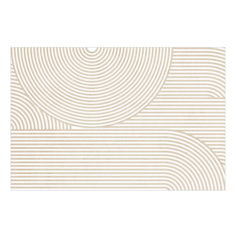 Tapis à motif marron clair mélange tapis moderne non glipt tapis pour salle de gamme