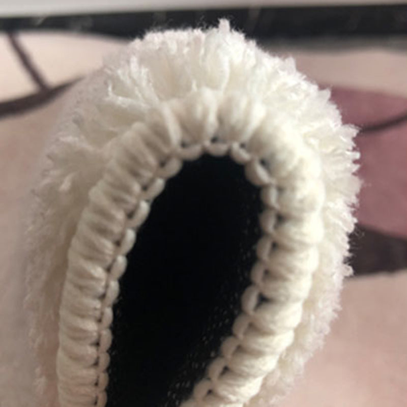 Light Grey Stripe Rug Blending Casual Rug Washable Rug for Living Room