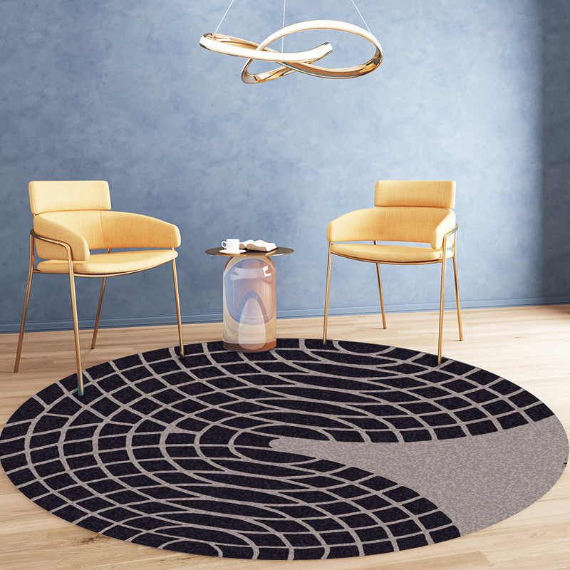 Artistical Modern Rug Pink Graphic Rug Stain Resistant Rug for Home Decor