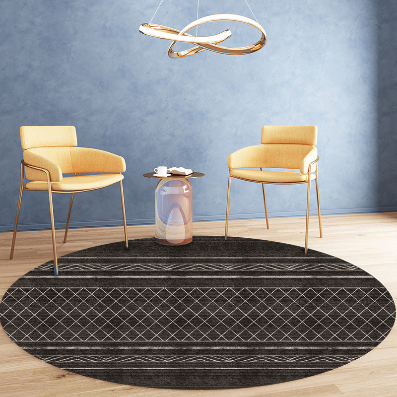 Artistical Modern Rug Pink Graphic Rug Stain Resistant Rug for Home Decor