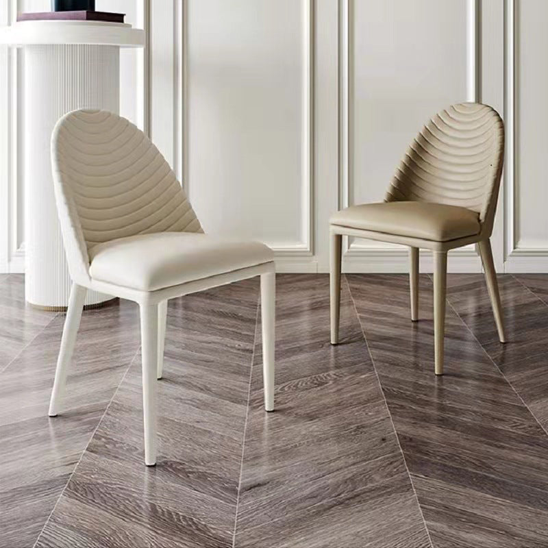 Sillas laterales contemporáneas modernas del comedor Silla Parsons del metal