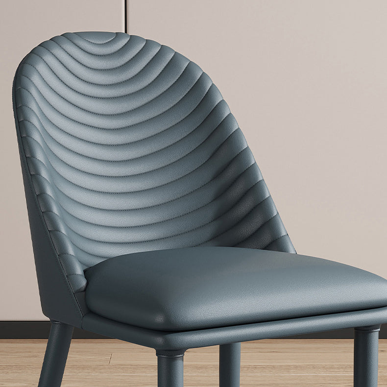 Sillas laterales contemporáneas modernas del comedor Silla Parsons del metal