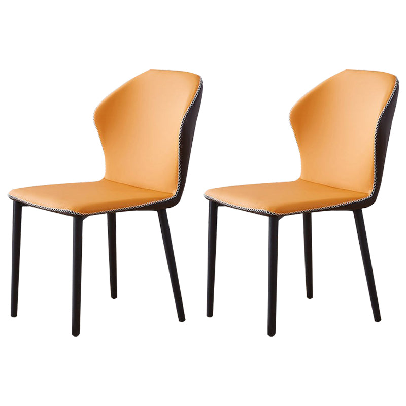 Silla auxiliar contemporánea Sillas con respaldo de metal para interiores y exteriores