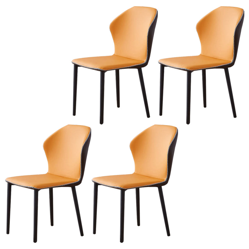 Silla auxiliar contemporánea Sillas con respaldo de metal para interiores y exteriores