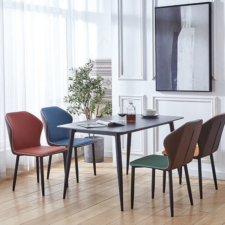 Silla auxiliar contemporánea Sillas con respaldo de metal para interiores y exteriores