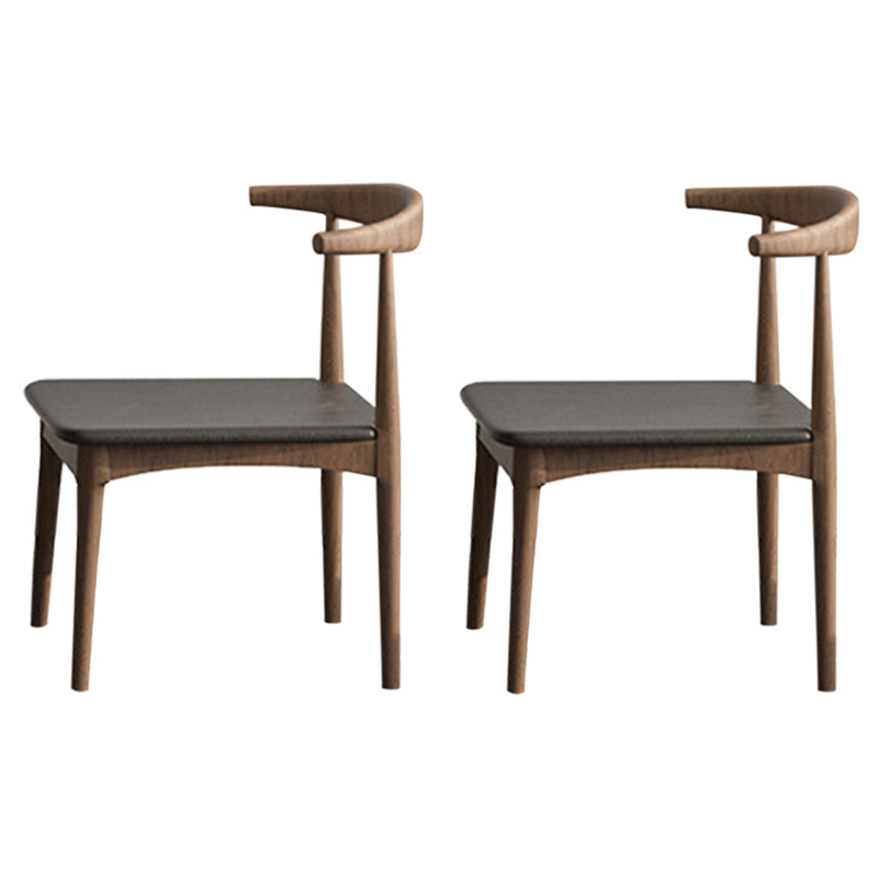 1/2/3/5 Pcs Wood Modern Dining Table Set with Round Table and Wooden Chairs Dining Set