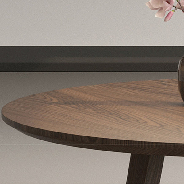 1/2/3/5 Pcs Wood Modern Dining Table Set with Round Table and Wooden Chairs Dining Set