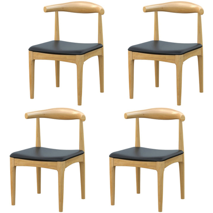 Modern 1/2/4/5/6/7 Pieces Dining Set Rectangle Dining Table Set with Wood Chairs