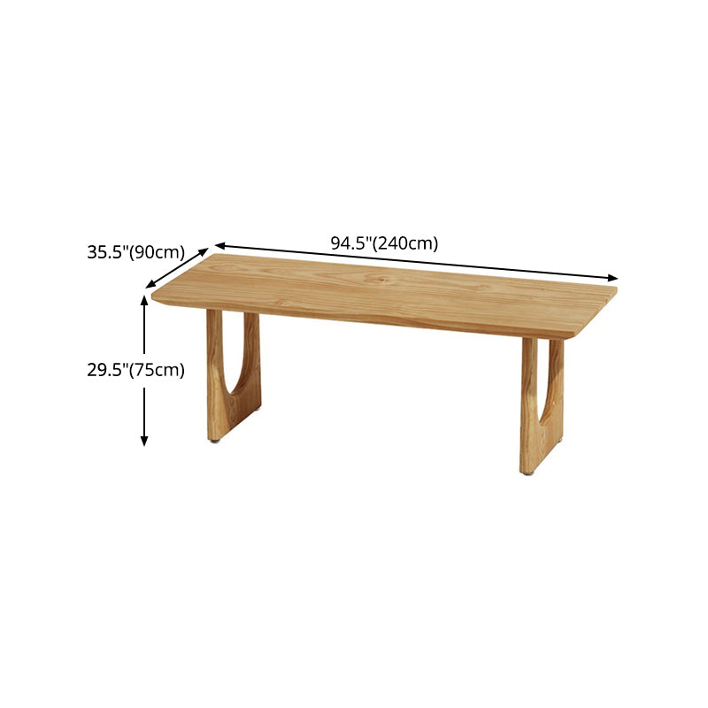 Modern 1/2/4/5/6/7 Pieces Dining Set Rectangle Dining Table Set with Wood Chairs