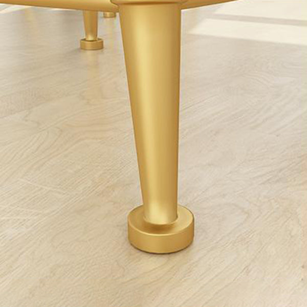 1/3/4/5 Pcs Metal Modern Dining Room Set with Marble Table and Metal Base Dinette Set