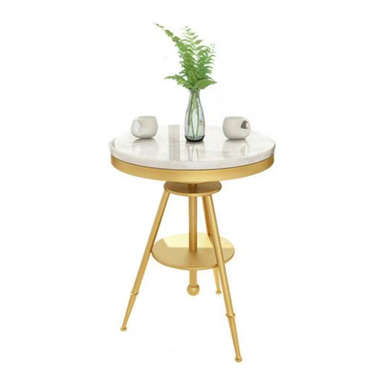 1/3/4/5 Pcs Metal Modern Dining Room Set with Marble Table and Metal Base Dinette Set